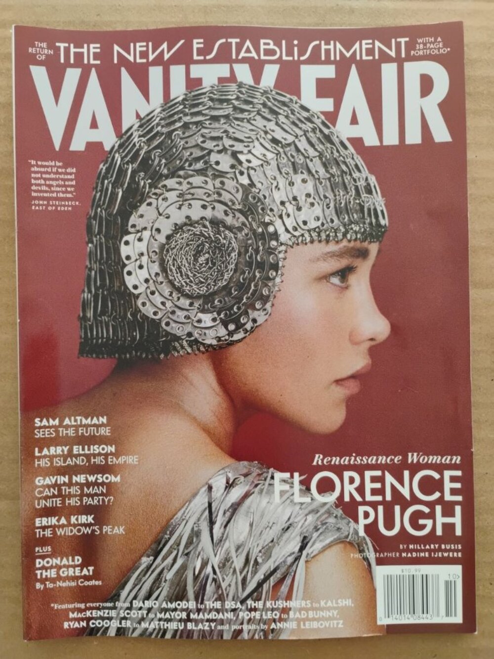 Vanity Fair magazine Autumn 2026 featuring Florence Pugh